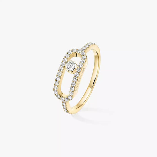 [moco jewelrys ]Move Uno Diamond Ring in Gold