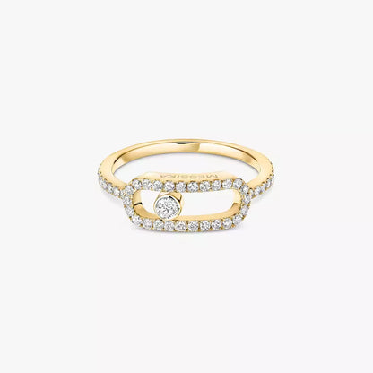 [moco jewelrys ]Move Uno Diamond Ring in Gold