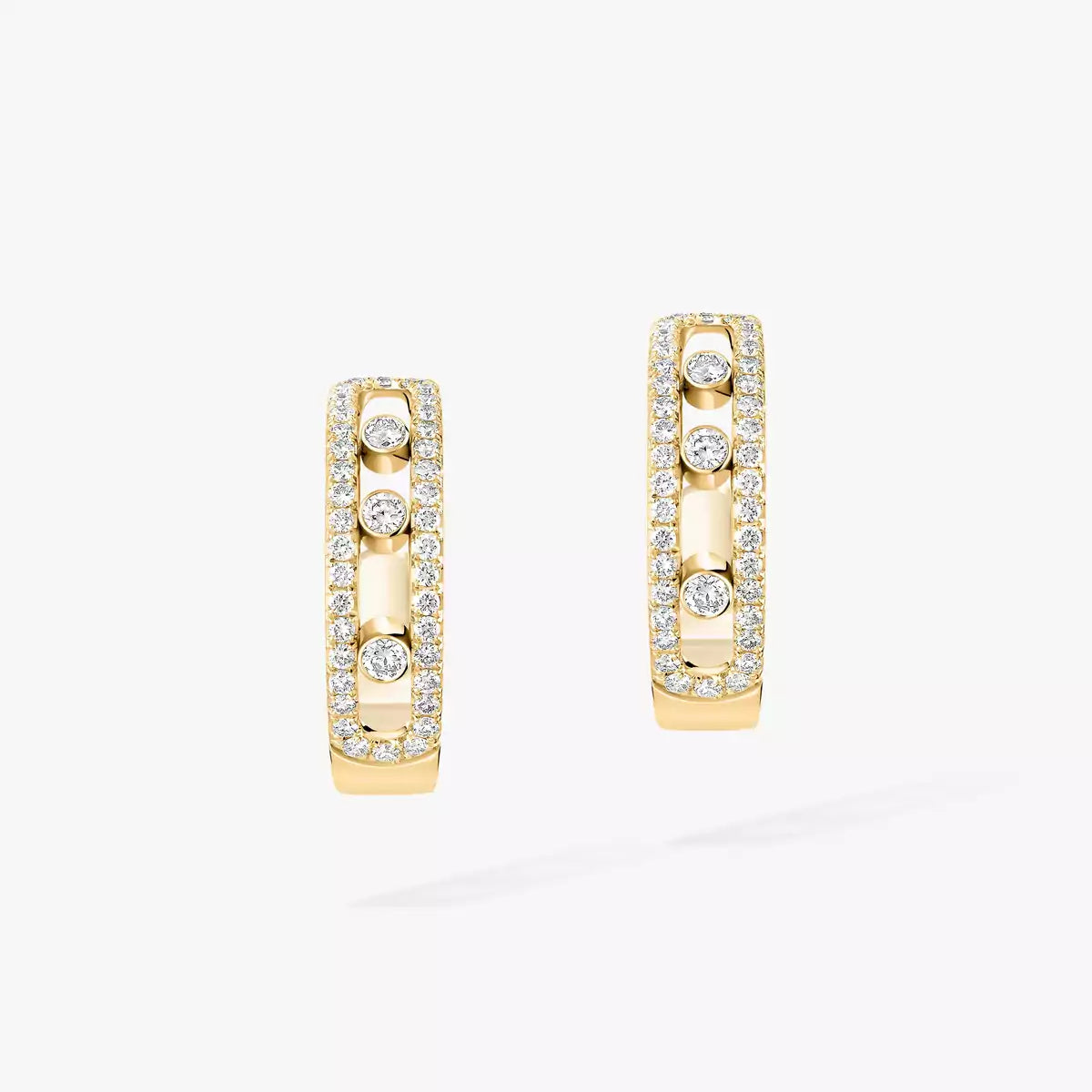 [moco jewelrys ]Diamond Pave_ Hoop Earrings Move
