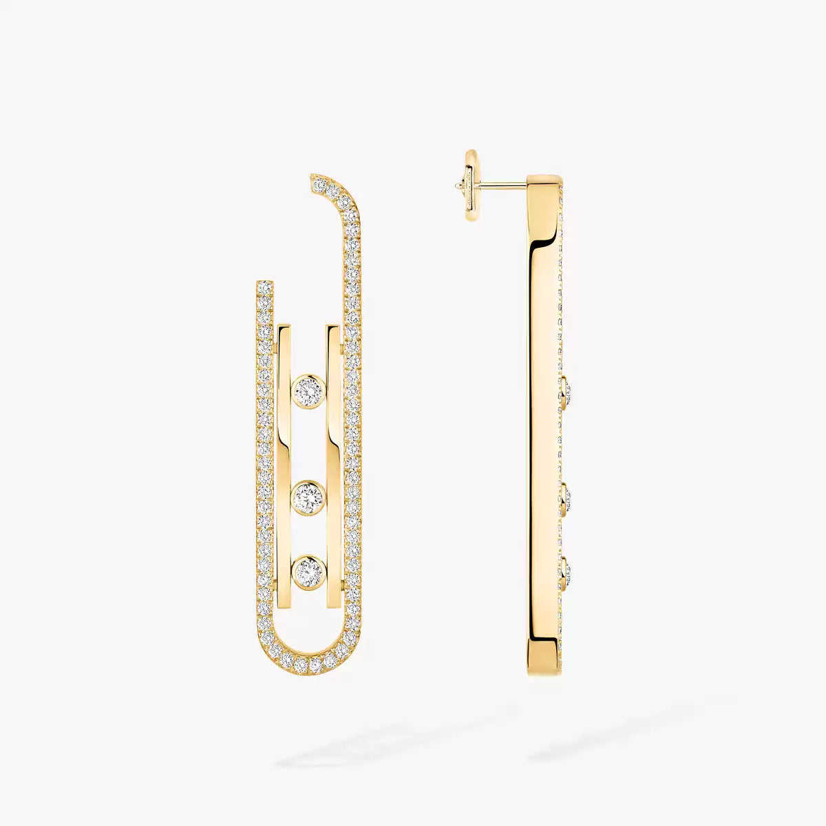 [moco jewelrys ]Diamond Pendant Earrings Move 10Th