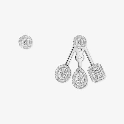 [moco jewelrys ] My Twin Trio  Diamond Earrings