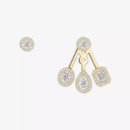 [moco jewelrys ] My Twin Trio  Diamond Earrings