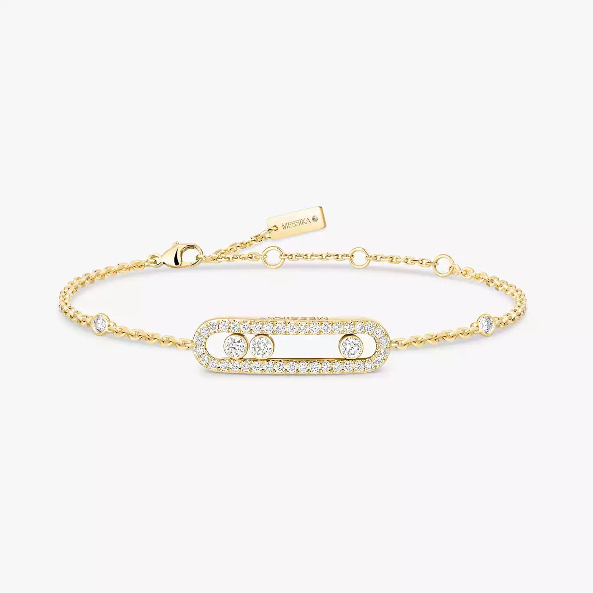 [moco jewelrys ]Pavé Baby Move Diamond Bracelet