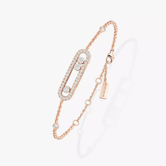 [moco jewelrys ]Pavé Baby Move Diamond Bracelet