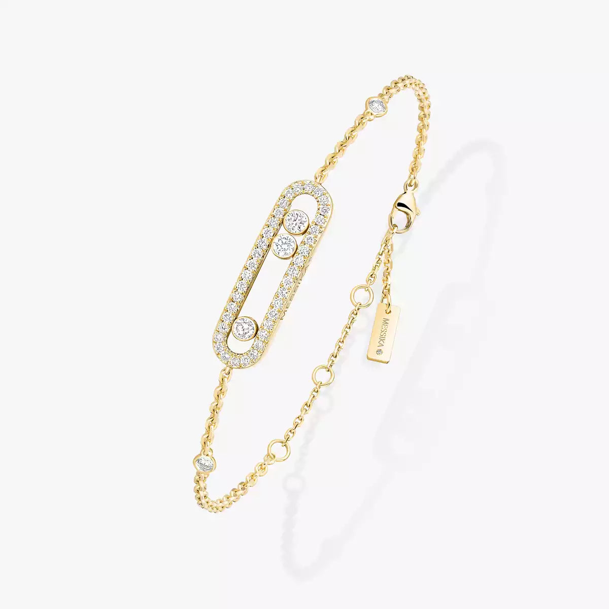 [moco jewelrys ]Pavé Baby Move Diamond Bracelet