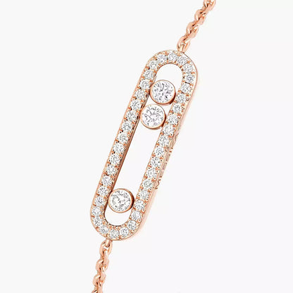 [moco jewelrys ]Pavé Baby Move Diamond Bracelet