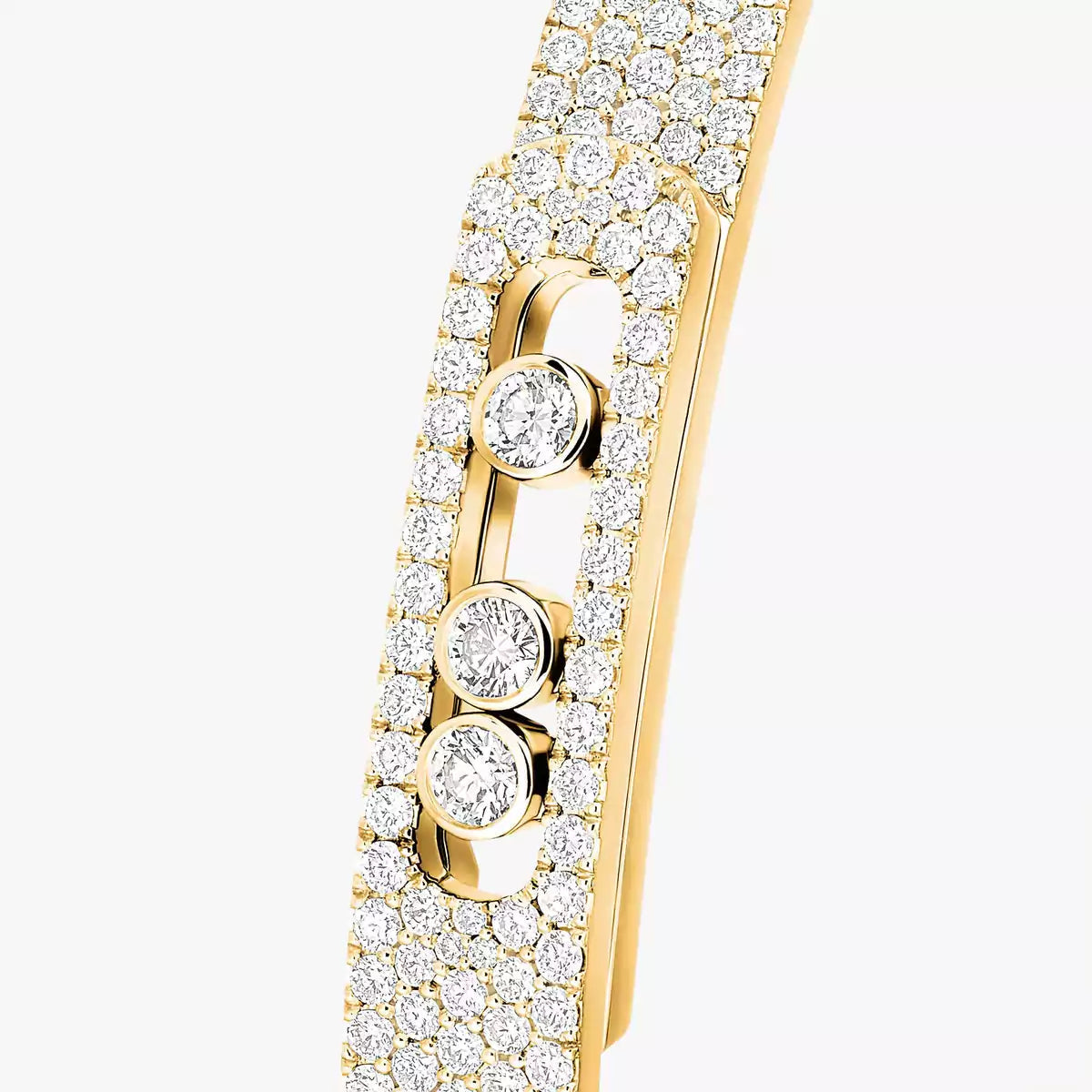 [moco jewelrys ]Move Noa Full Pavé Diamond Bangle Bracelet