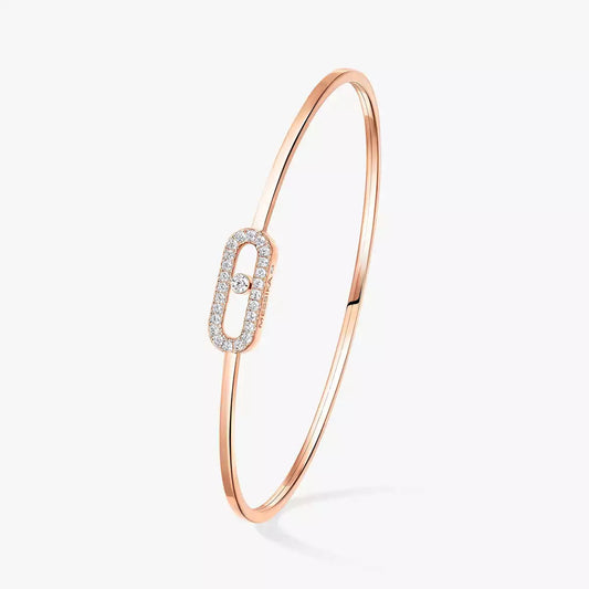 [moco jewelrys ]Move Uno pavé flex bangle medium