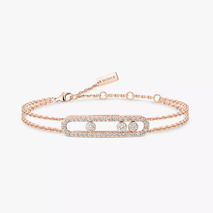 [moco jewelrys ] Move Classique pavé bracelet