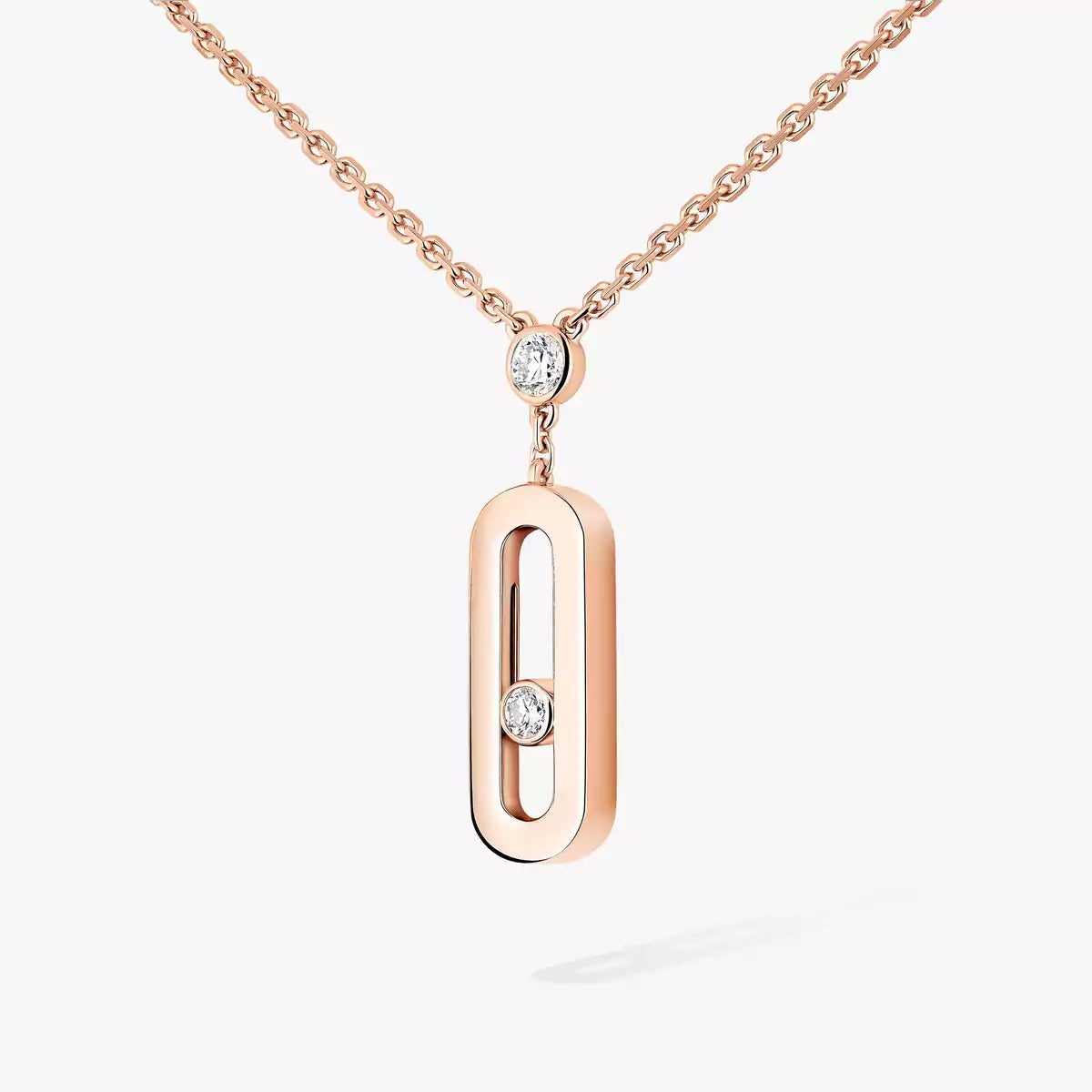 [moco jewelrys ] Move Uno Gold Diamond Long Necklace