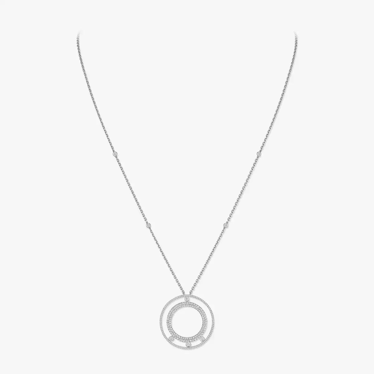 [moco jewelrys ]Move Romane Long Pave_-Set Diamond Necklace
