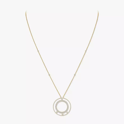 [moco jewelrys ]Move Romane Long Pave_-Set Diamond Necklace