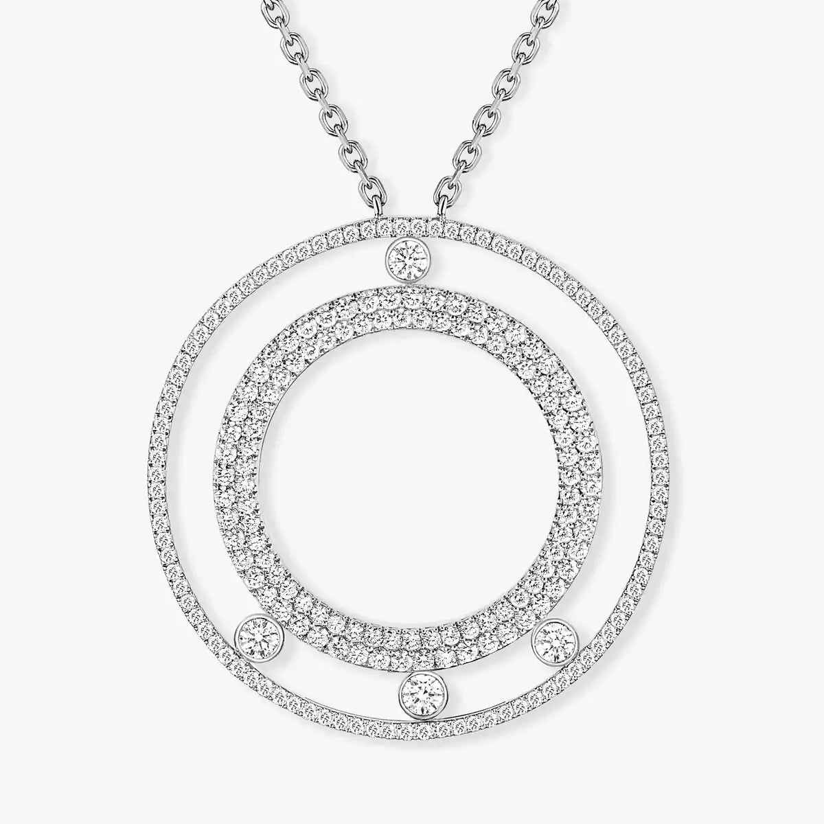 [moco jewelrys ]Move Romane Long Pave_-Set Diamond Necklace