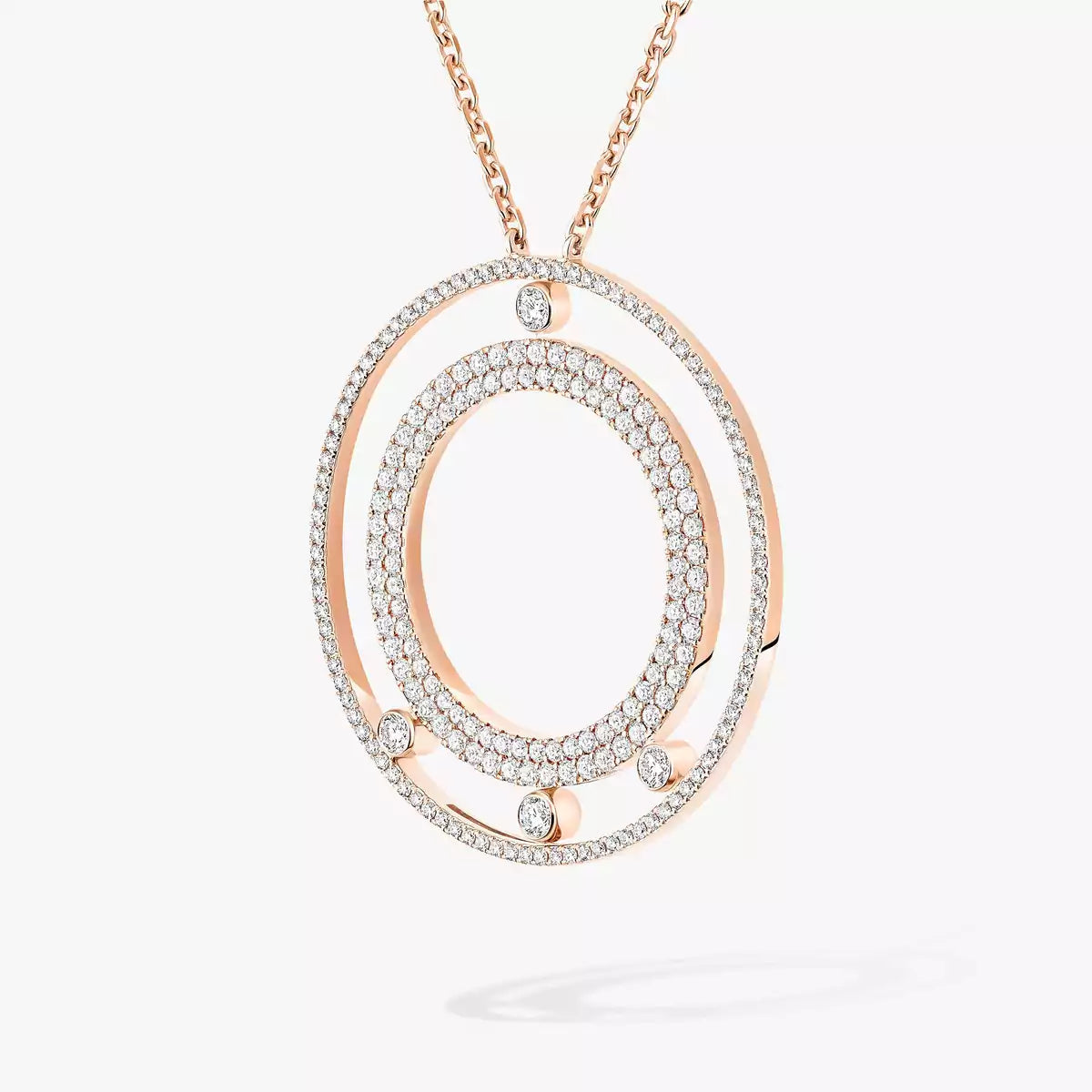 [moco jewelrys ]Move Romane Long Pave_-Set Diamond Necklace
