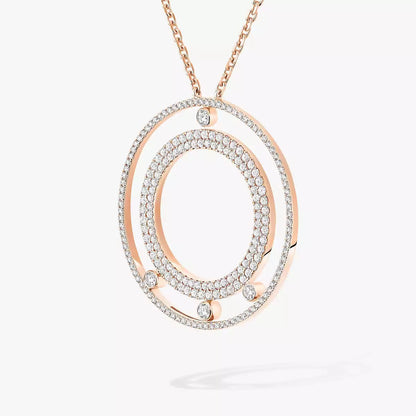 [moco jewelrys ]Move Romane Long Pave_-Set Diamond Necklace