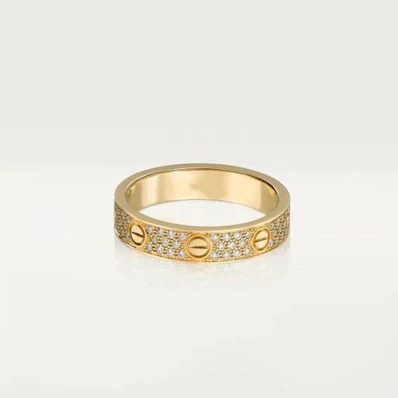 ¡®Moco¡¯LOVE RING 3.6MM DIAMOND PAVED