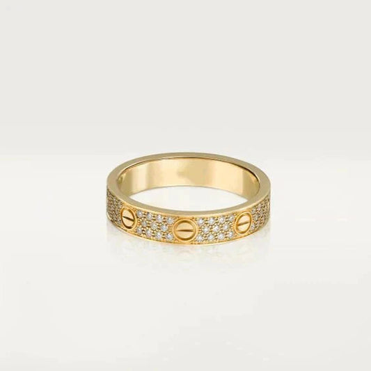 ¡®Moco¡¯LOVE RING 3.6MM DIAMOND PAVED